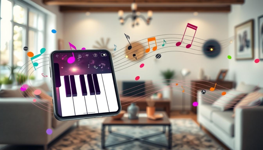 Aprendizado de piano virtual com Perfect Piano