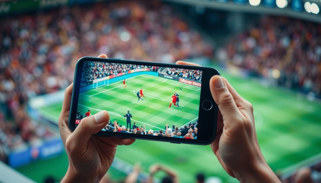 Futebol ao vivo no celular