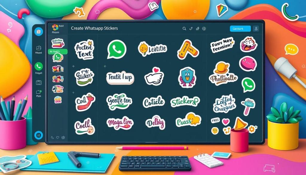 TextSticker criador de figurinhas para WhatsApp